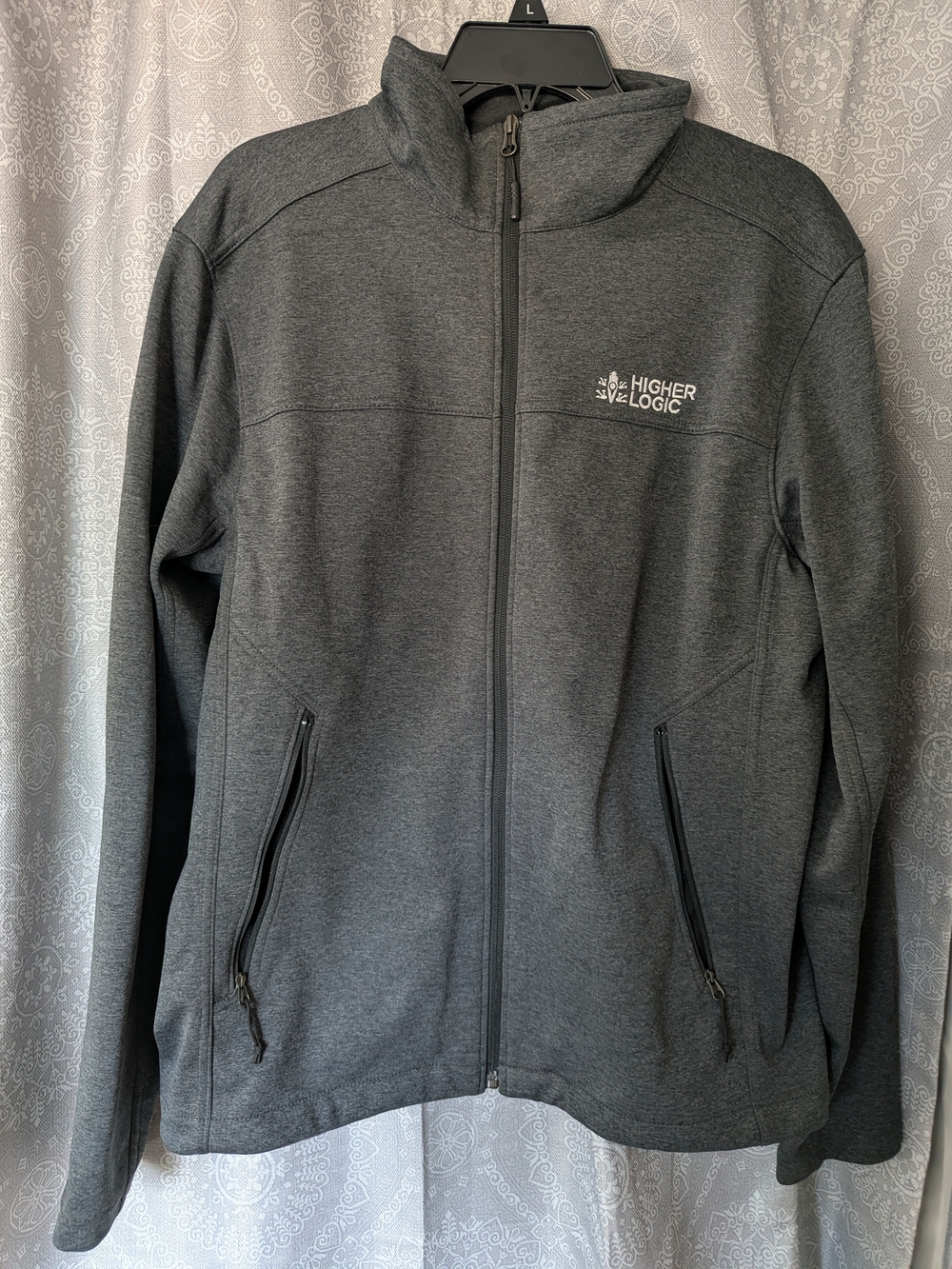 The North Face Dark Gray Lightweight Full-Zip Jacket